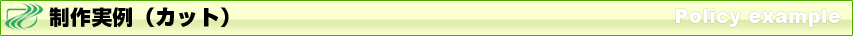 制作実例(カット)